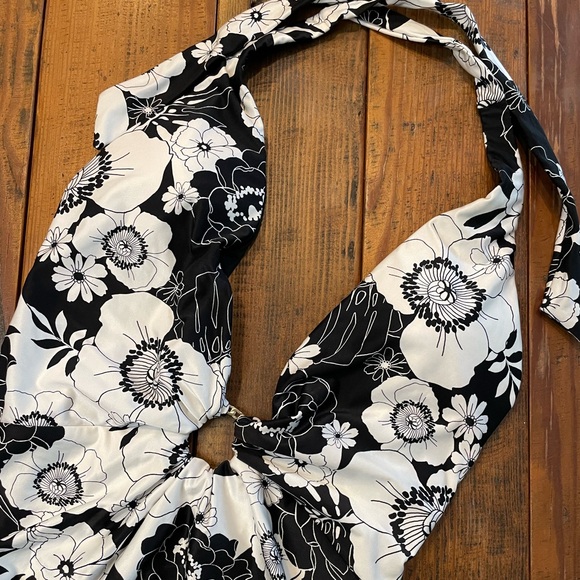 Seafolly One-Piece Halter Bathing Suit - Picture 2 of 11